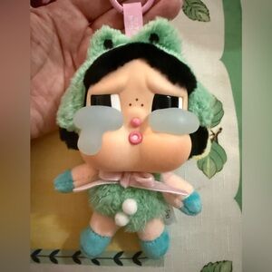 Authentic Popmart Crybaby What a Frog